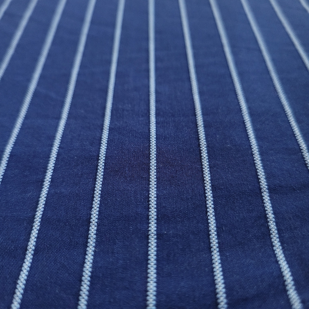 AC | Men's Slim Fit Striped Short Sleeve Button-Down Shirt EUC Medium - Picture 12 of 15
